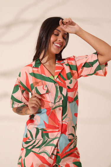 Forest Cotton Short Set