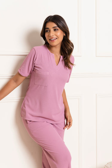 Dusty Rose Pajama Set