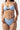 Blue High Waist Bikini Bottom