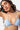 Blue Halter Neck Bikini Top