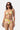 Green Floral Print Front Tie Bikini Set