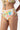 White Printed High Waist Bikini Bottom