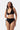 Black V- Neck Bikini Set
