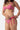 Pink Textured String Bikini Bottom