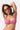 Pink Textured Underwire Bikini Top