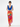 Blue Ruffle Monokini & Pina Colada Sarong Swim Set