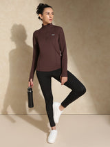Shop-Women's Ath Runner Zip Neck Java