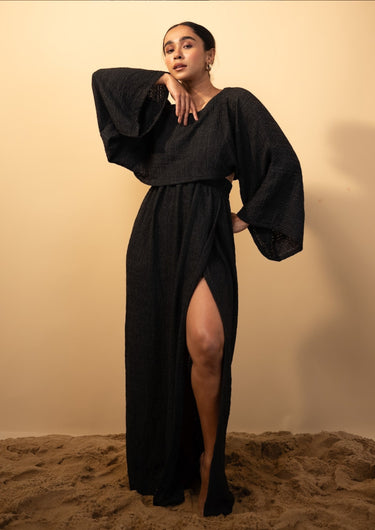 Midnight Tide Beach Dress