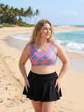 Sugar Black Butterfly Skirtini Set (2 Pc)