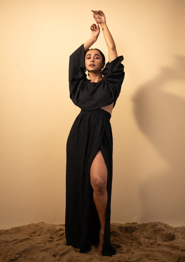 Midnight Tide Beach Dress