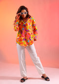 Orange Candy Ov Shirt For Women