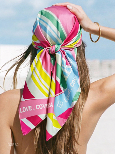 Sorbet Stripe Head Scarf