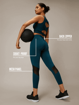 Shop-Ath Perform 7/8 High Waist Leggings Teal
