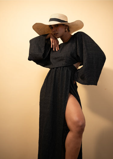 Midnight Tide Beach Dress