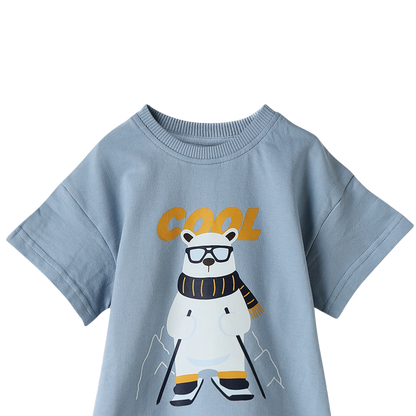 French Terry Tee & Shorts Co-ord Set