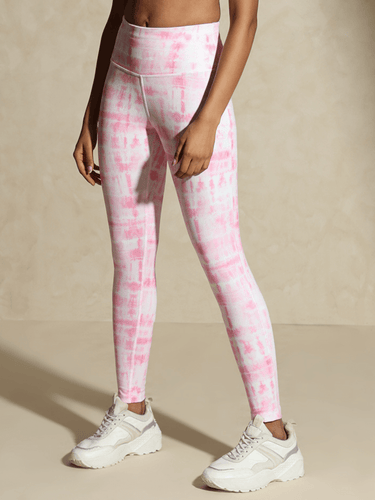 Shop-Pink Shibori Luxe Leggings