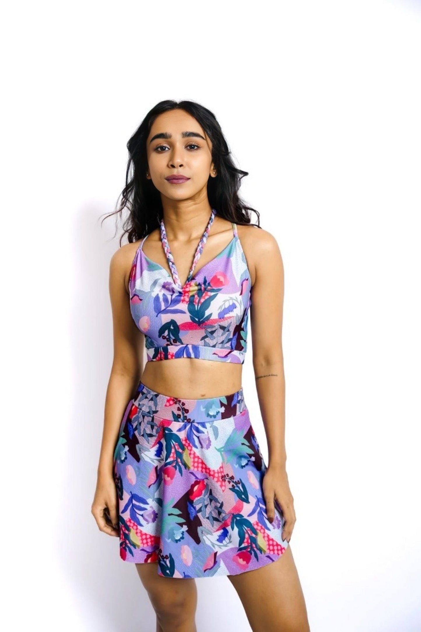 Gardenia Print 2-Piece Swimsuit