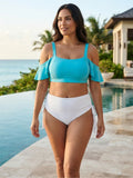Frill Cyan Lily Set (2 Pcs)