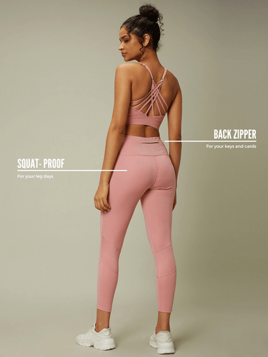 Shop-Ath Perform 7/8 High Waist Leggings Light Pink