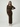 Brown Knitted Bodycon Beachwear Maxi Dress