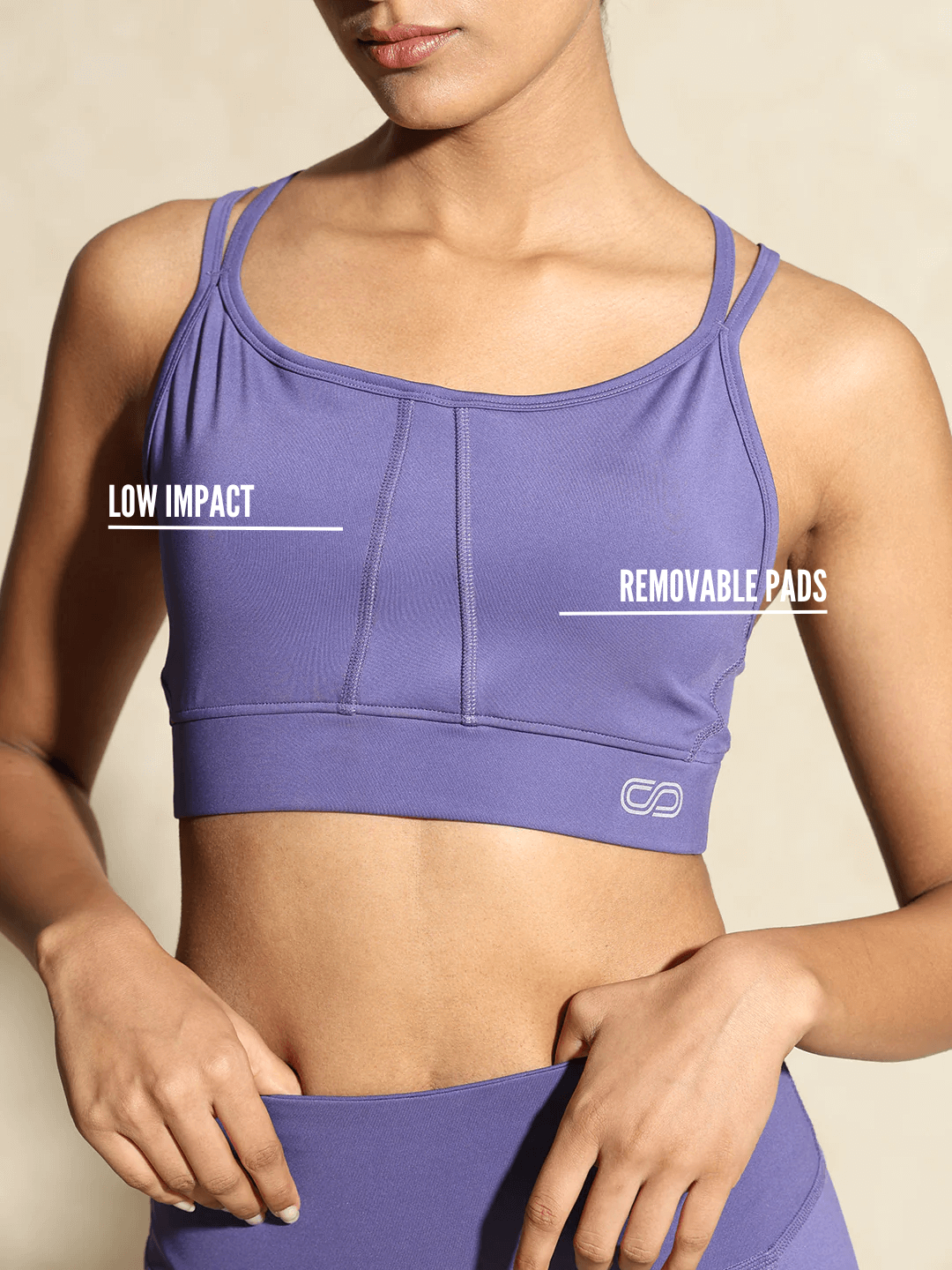 Shop-Yoga Strap Back Bra Iris