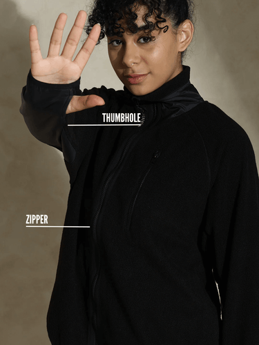 Shop-Fleece Traq Jacket Black