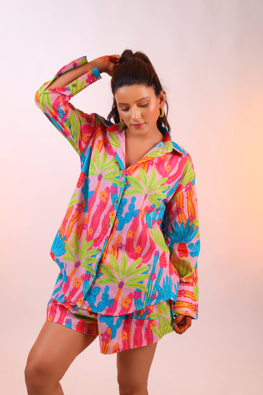 Groovy Succulents Co-Ord Set for Women