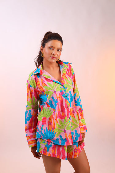 Groovy Succulents Co-Ord Set for Women