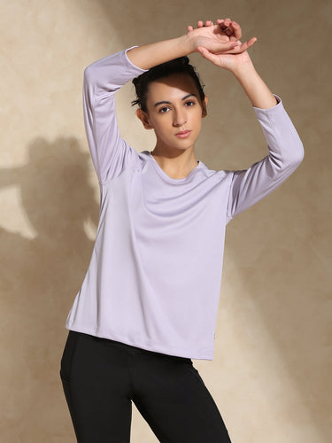 Aero TraqDry Long Sleeve Tee Lilac