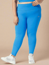 Shop-Ath Perform 7/8 High Waist Leggings Electric Blue Plus