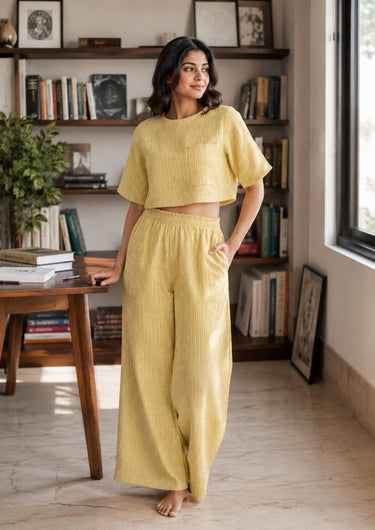 Golden Hour – Striped Co-Ord Set