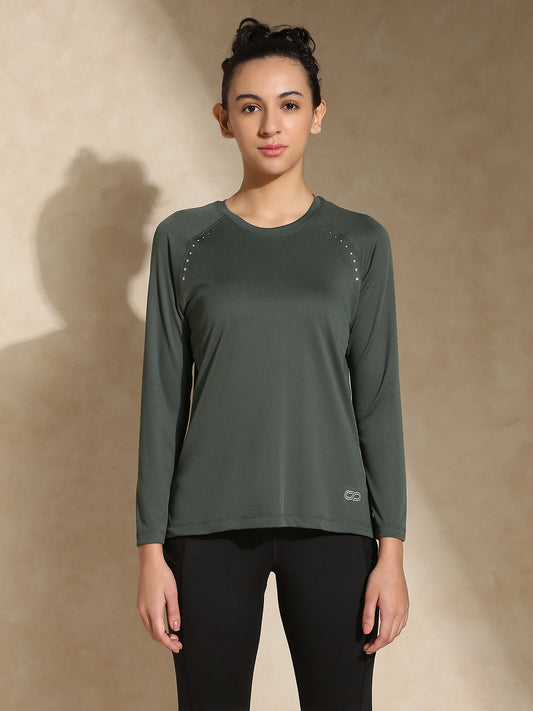 Aero TraqDry Long Sleeve Tee Olive