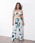 Women Tie & Dye Sleeveless Beachwear Set
