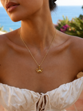 Gold Crab Pendant Necklace