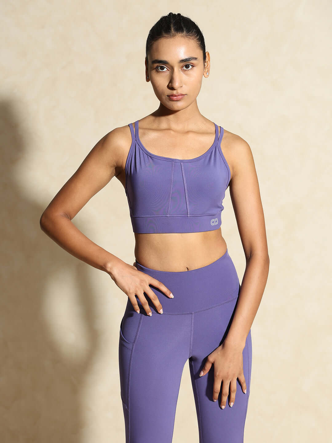 Shop-Yoga Strap Back Bra Iris