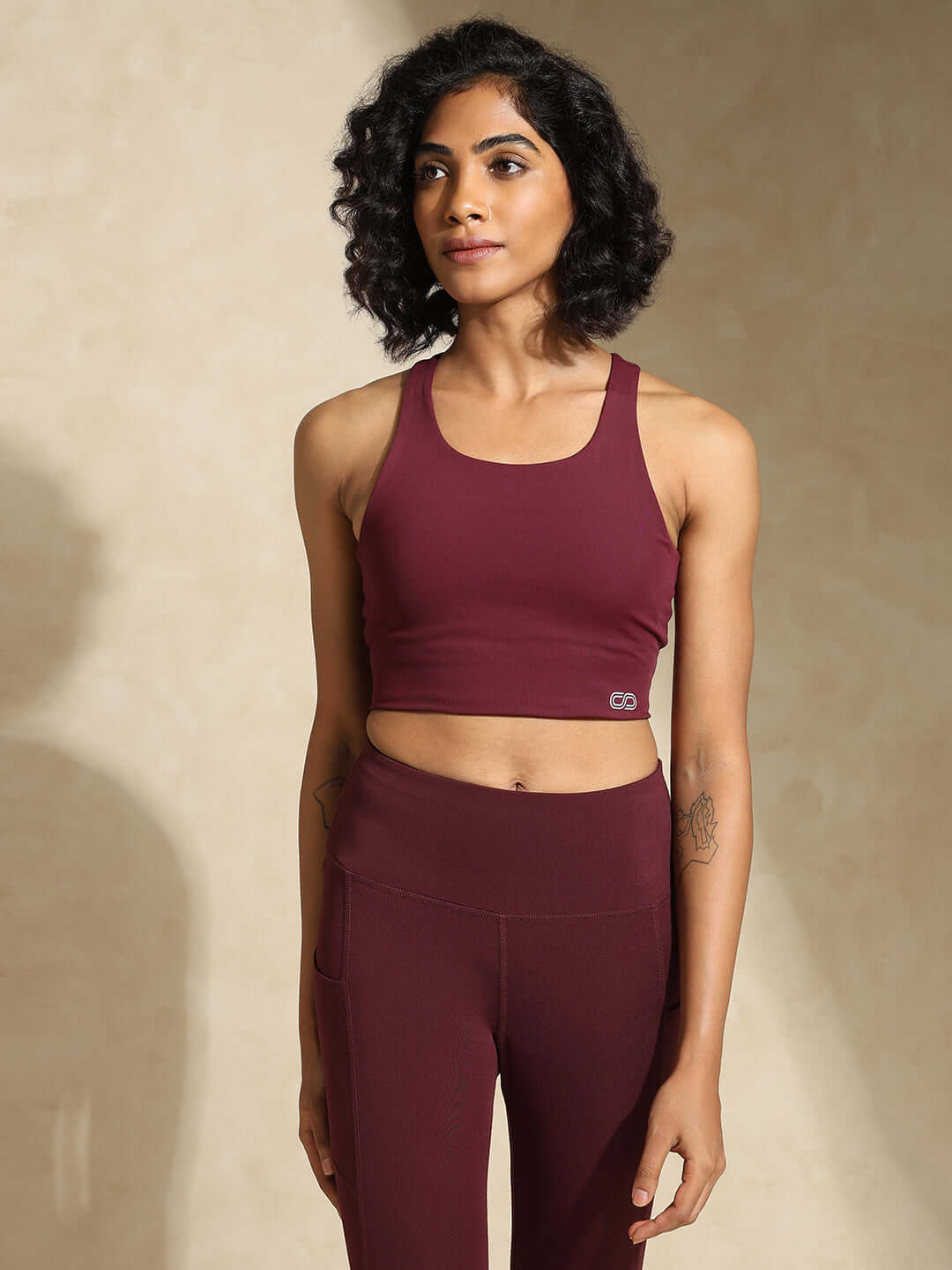 Shop-High Impact Action Bra With Clasp Plum