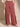 Serene Yoga Pants With Slit Marsala