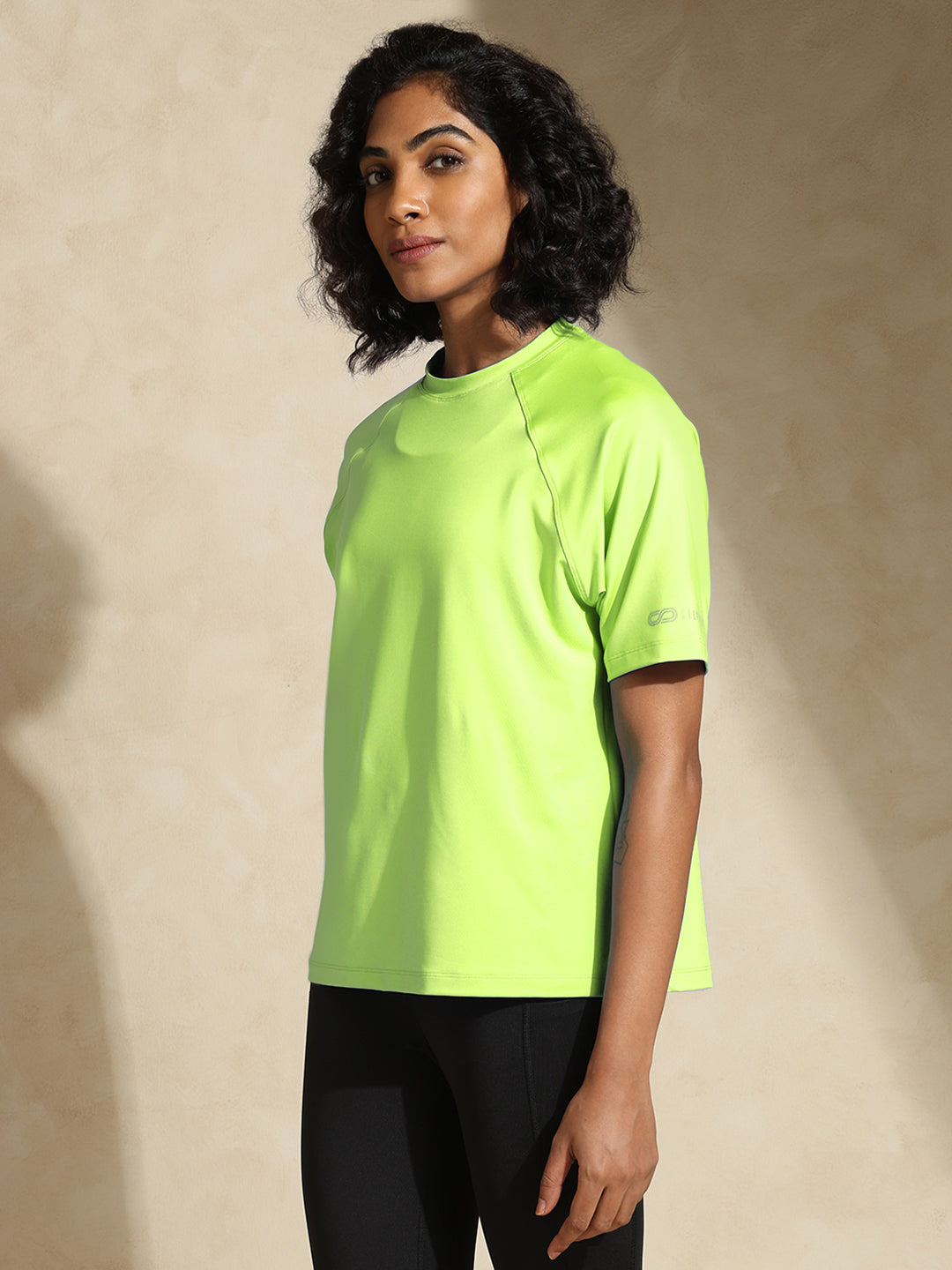 Shop-Traqfit Raglan Tee Lime