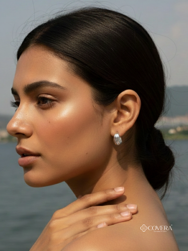 Sculptural Drop Earrings (Set of Two)