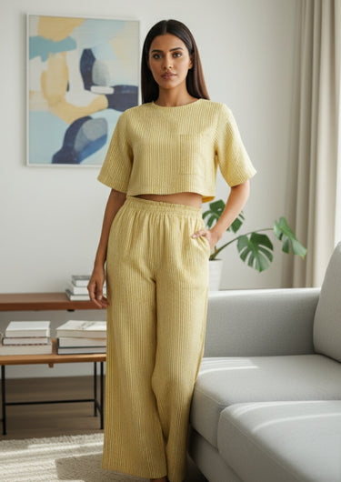 Golden Hour – Striped Co-Ord Set