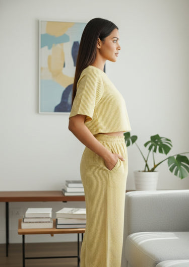 Golden Hour – Striped Co-Ord Set