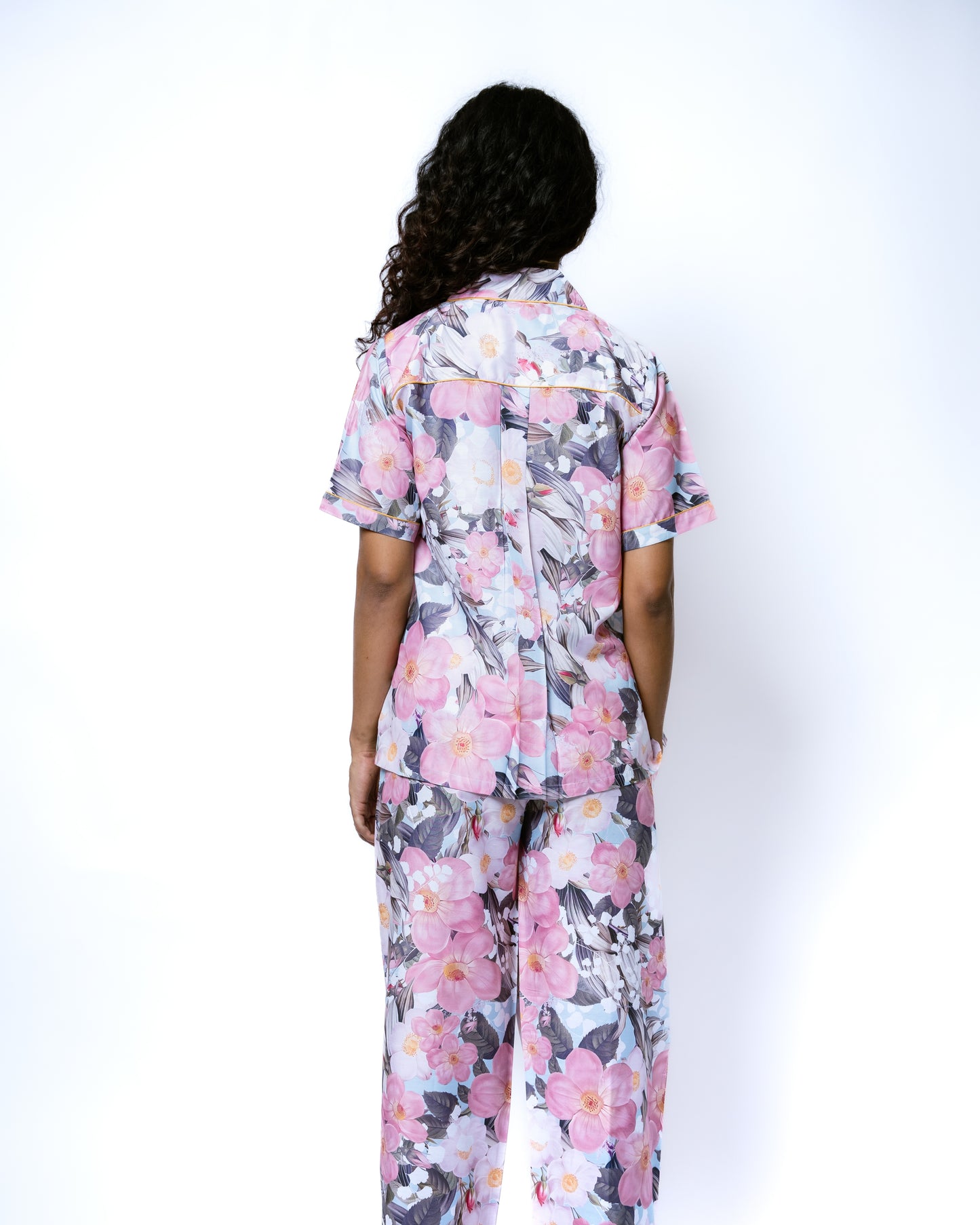 Floral Bloom - Pink Printed Pajama Set