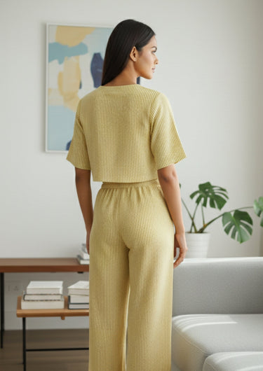 Golden Hour – Striped Co-Ord Set