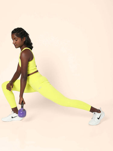 Shop-Ath Perform 7/8 High Waist Leggings Lime