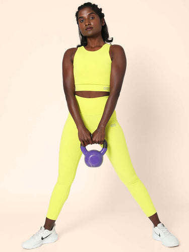 Shop-Ath Perform 7/8 High Waist Leggings Lime