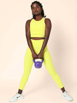 Shop-Ath Perform 7/8 High Waist Leggings Lime