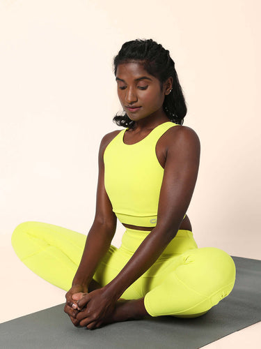 Shop-Ath Perform 7/8 High Waist Leggings Lime