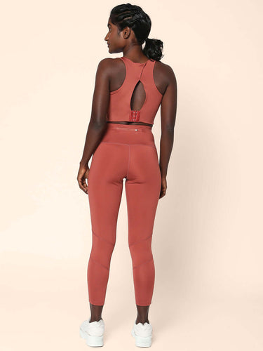 Shop-Ath Perform 7/8 High Waist Leggings Marsala