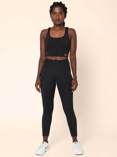 Shop-High Impact Action Bra With Clasp Black