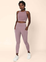 Shop-Padded Cross Back Crop Top Nirvana